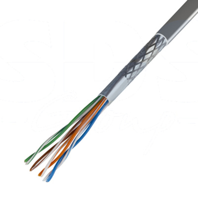 REXANT Кабель витая пара SF/UTP, категория 5e, PVC, 4PR, 24AWG, внутренний, многожильный, серый, 305 REXANT Кабель витая пара SF/UTP, категория 5e, PVC, 4PR, 24AWG, внутренний, многожильный, серый, 305