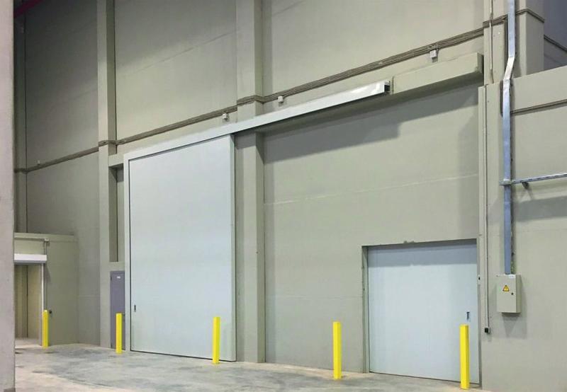 Установка противопожарных ворот и дверей