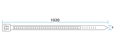Хомут-стяжка кабельная нейлоновая REXANT 1020 x9,0мм, черная, упаковка 100 шт. Хомут-стяжка кабельная нейлоновая REXANT 1020 x9,0мм, черная, упаковка 100 шт.