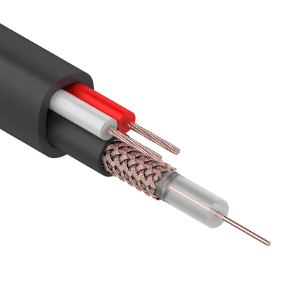 Кабель КВК-П-1,5+2x0,75 мм² (Cu/Cu) черный (бухта 200 м) REXANT