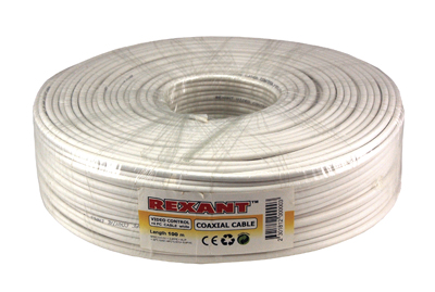 Кабель ККСВ-В+4х0,5 мм (бухта 100 м) белый REXANT