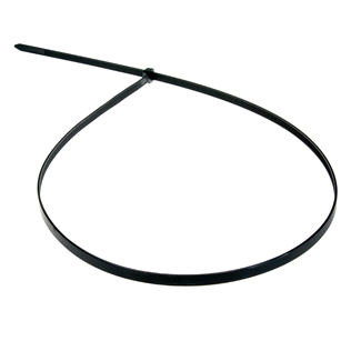 Хомут-стяжка кабельная нейлоновая REXANT 600 x7.6мм, черная, упаковка 100 шт.