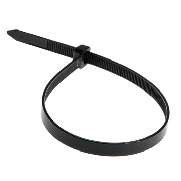 Хомут-стяжка кабельная нейлоновая REXANT 250 x7,6мм, черная, упаковка 100 шт.