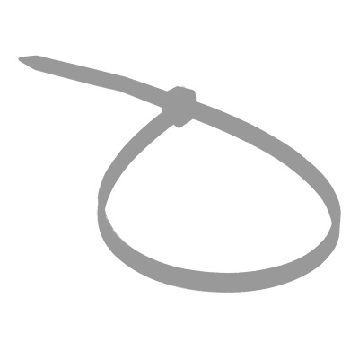 Хомут-стяжка кабельная нейлоновая REXANT 300 x3,6мм, серая, упаковка 100 шт.