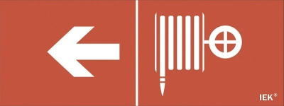 Самоклеящаяся этикетка "Пожарный кран/стрелка налево" (LPC10-1-24-09-PKNAL) Самоклеящаяся этикетка "Пожарный кран/стрелка налево" (LPC10-1-24-09-PKNAL)