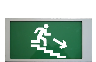 Ирида-Гефест "Выход по лестнице вниз", трафаретный (Т-Е13-Бел/Зел-2х5) Ирида-Гефест "Выход по лестнице вниз", трафаретный (Т-Е13-Бел/Зел-2х5)