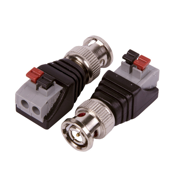 Разъем высокочастотный на кабель, штекер BNC с быстрозажимной колодкой, (1шт.)  REXANT